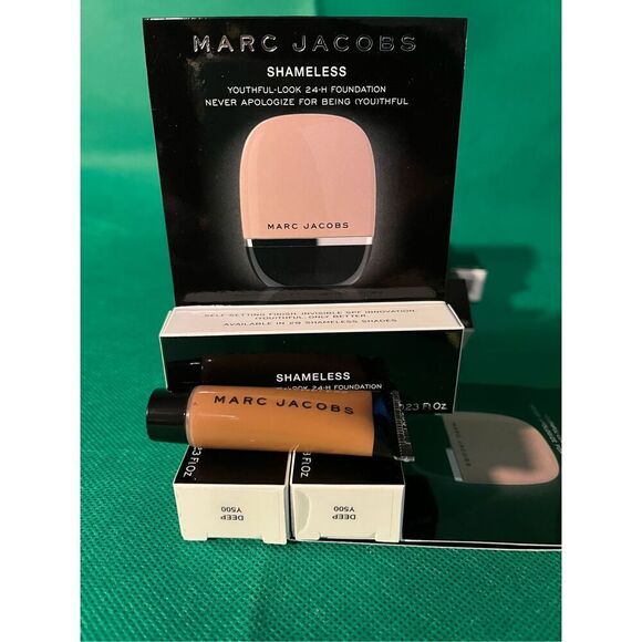 Marc Jacobs Shameless Foundation Deep Y500 Lot of 3 - Picture 1 of 8